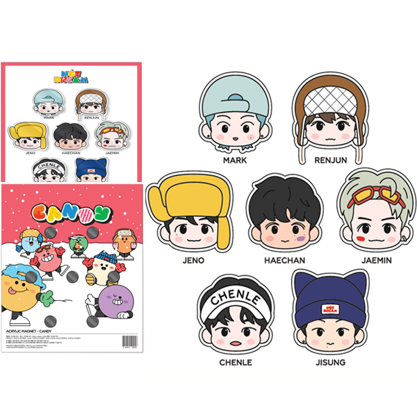 Official NCT DREAM Acrylic Magnets - Shimshop B2B